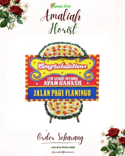 Bunga Papan Congratulation di Purwakerti